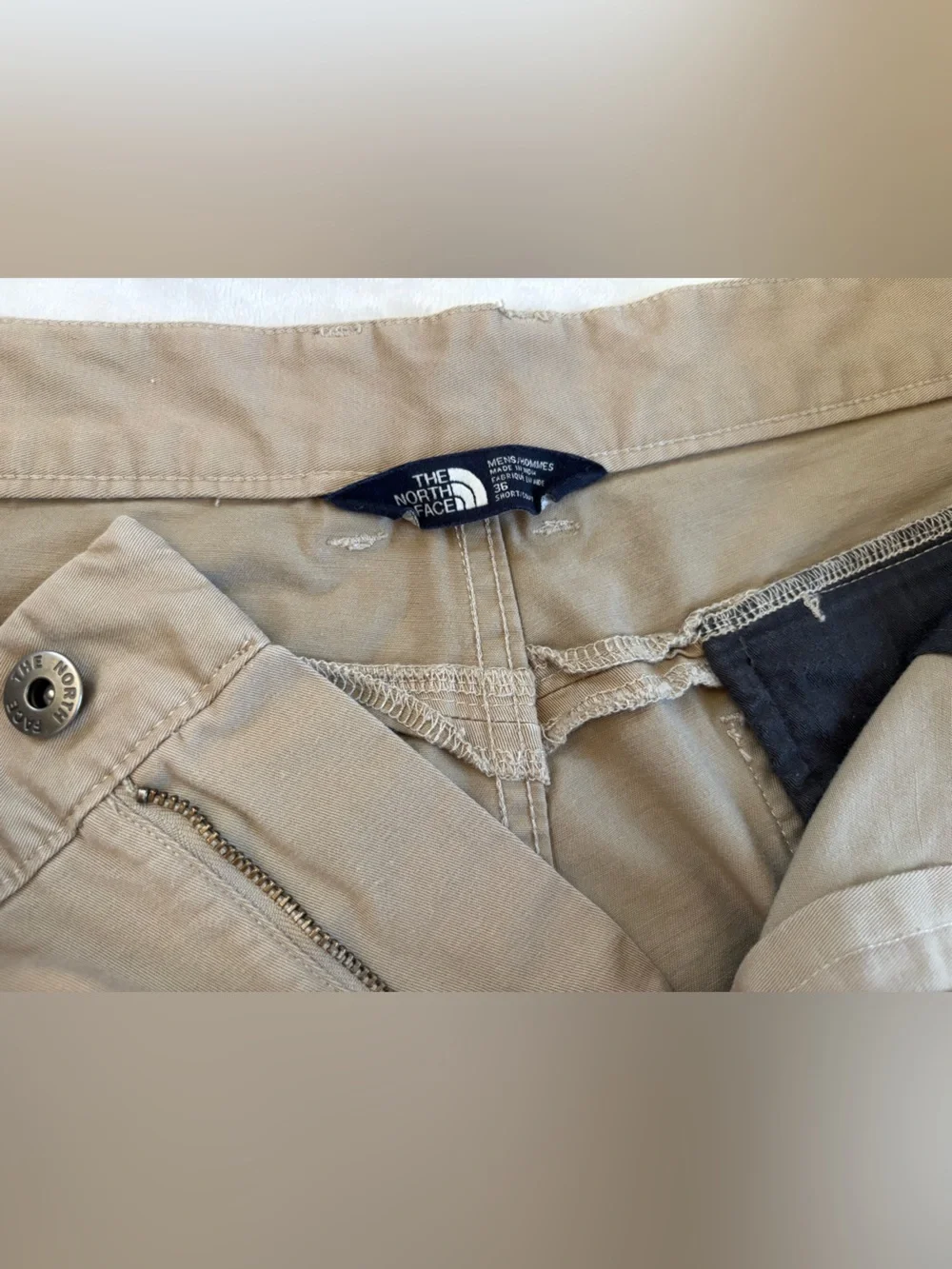 The North Face Men's Khaki Stretch Chinos - Size 36 Short